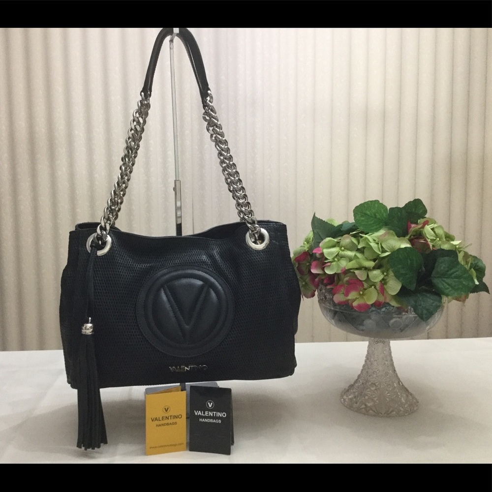 Valentino Leather Shoulder Black Bag💼💼💼